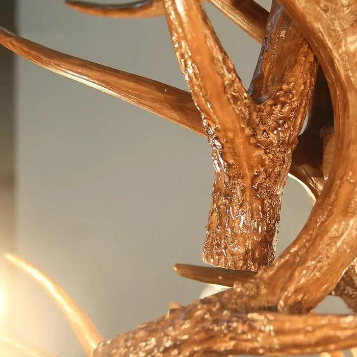 Zoey Resin Moose Antler Chandelier-DWHOME