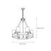 Zora Wagon Wheel Chandelier-DWHOME