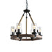 Zora Wagon Wheel Chandelier-DWHOME