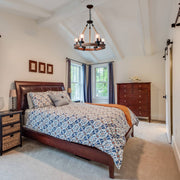 Zora Wagon Wheel Chandelier-DWHOME