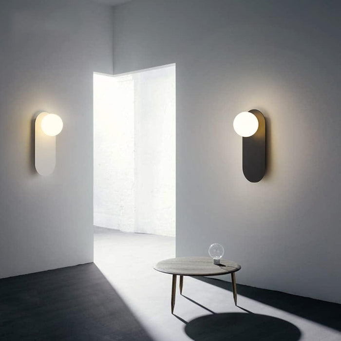 Aalberg Modern Oval Candlelight Wall Lamp.