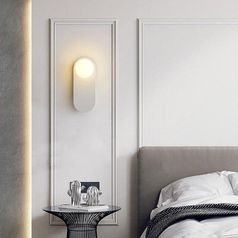 Aalberg Modern Oval Candlelight Wall Lamp-DWHOME