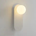 Aalberg Modern Oval Candlelight Wall Lamp.