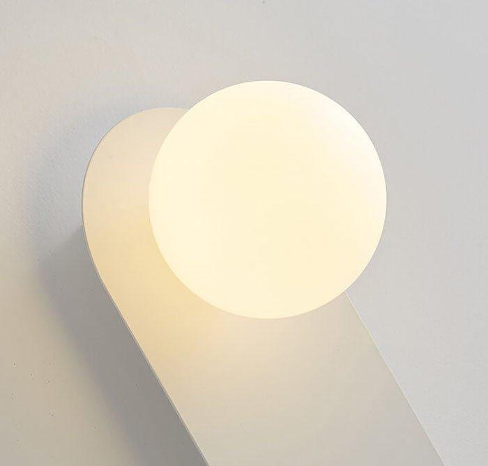 Aalberg Modern Oval Candlelight Wall Lamp.