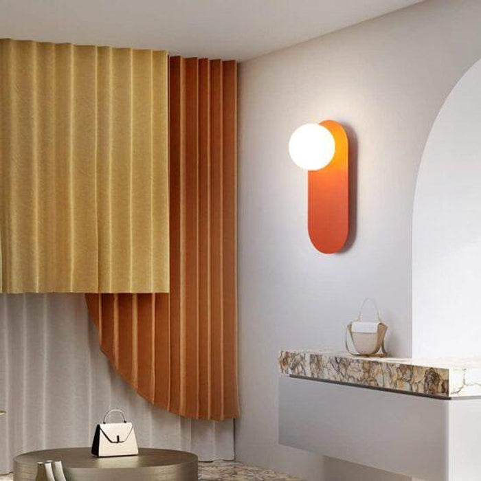 Aalberg Modern Oval Candlelight Wall Lamp-DWHOME