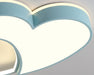 Acrylic LED Double Heart Ceiling Light for Children Room.