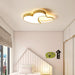 Acrylic LED Double Heart Ceiling Light for Children Room.