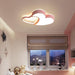 Acrylic LED Double Heart Ceiling Light for Children Room.