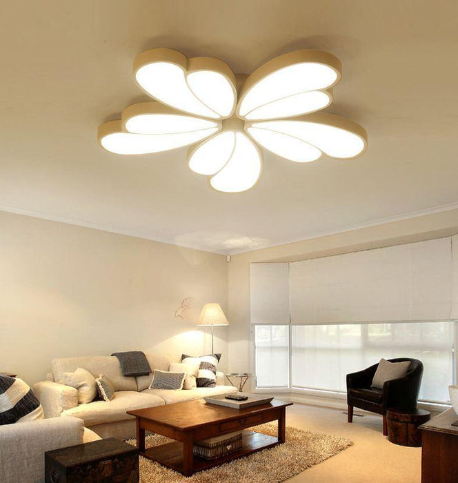 Acrylic LED Flower Ceiling Light for Living Room Bedroom.