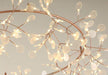 Acrylic Round Branches Design LED Chandelier for Living Room Bedroom Dining Room.