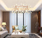 Acrylic Round Branches Design LED Chandelier for Living Room Bedroom Dining Room.