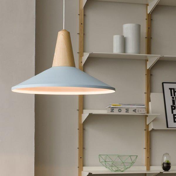 AGNES Solid Wood & Aluminum Pendant Light - DWHOME