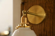 Alabaster French Country Wall Light.