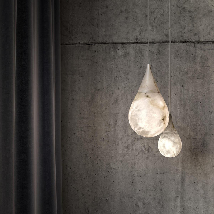 Marble Raindrop Pendant Light-DWHOME