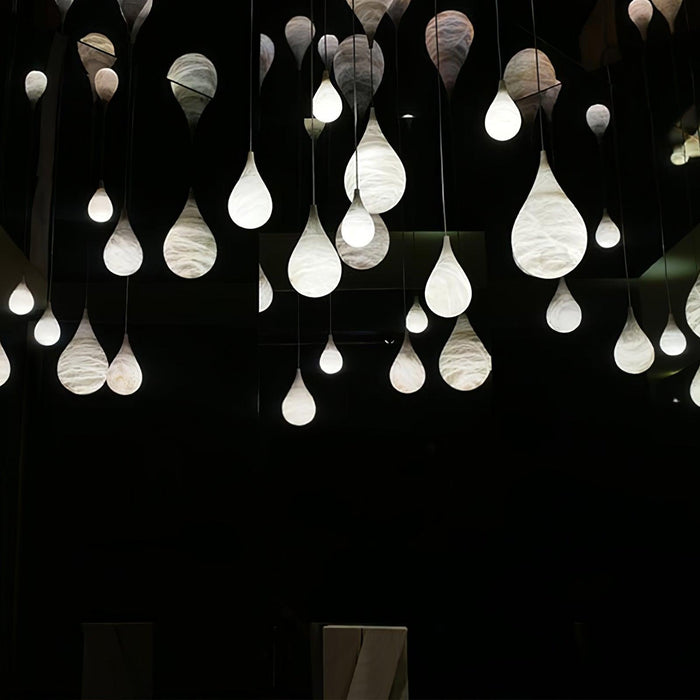 Marble Raindrop Pendant Light-DWHOME