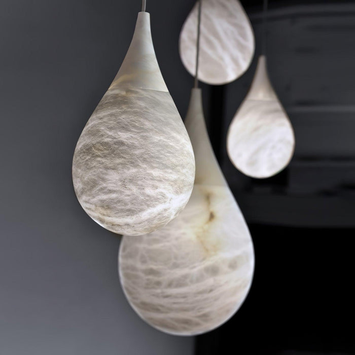 Marble Raindrop Pendant Light-DWHOME