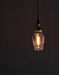 Alfred brass glass shade french country pendant light.