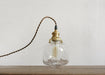 Alfred brass glass shade french country pendant light.