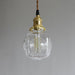 Alfred brass glass shade french country pendant light - DWHOME