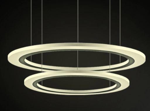 ALVAR Triple Halo Hanging Lights.