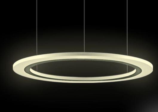 ALVAR Triple Halo Hanging Lights.