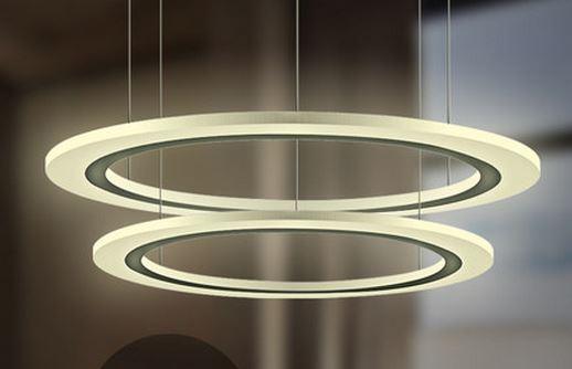 ALVAR Triple Halo Hanging Lights.