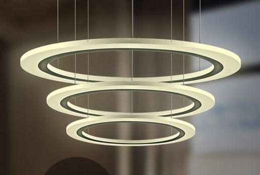 ALVAR Triple Halo Hanging Lights.