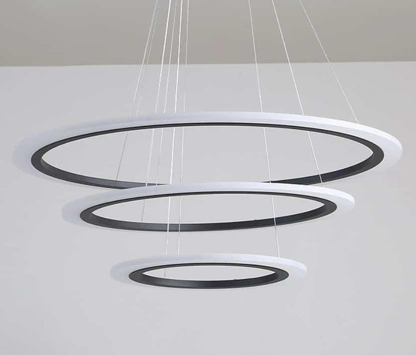 ALVAR Triple Halo Hanging Lights.