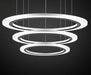 ALVAR Triple Halo Hanging Lights.