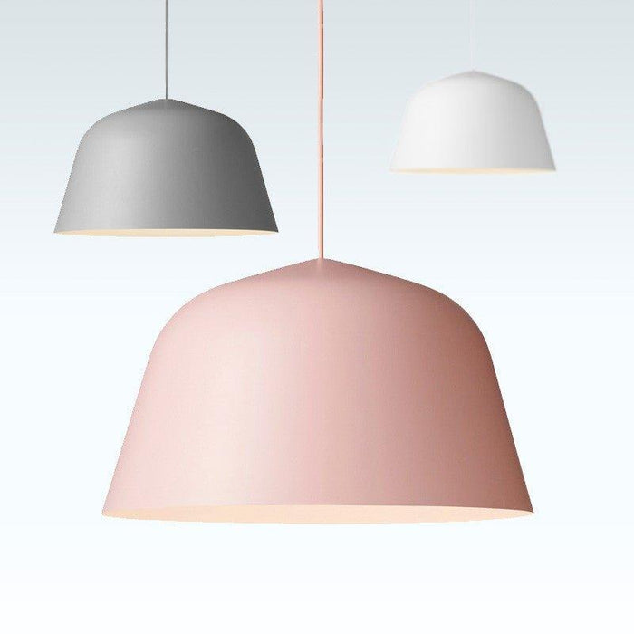 Ambit Metal Shade Pastel Coloured Pendant Light.