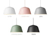 Ambit Metal Shade Pastel Coloured Pendant Light.