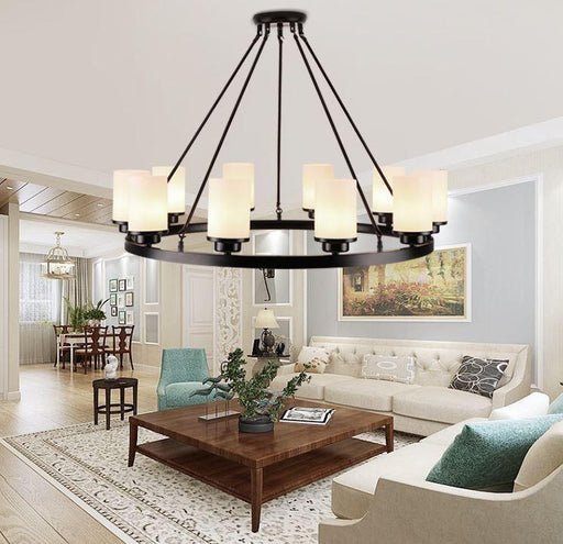 American Country Design Metal LED Chandelier.