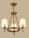 American Country Style Metal Cloth LED Chandelier.