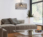 American Style Crystal LED Pendant Light Chandelier - Black.