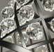 American Style Crystal LED Pendant Light Chandelier - Black.