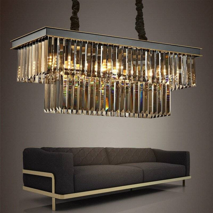 American Style Luxury Amber Chandelier.