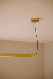 Ando Minimalist Line Brass Kitchen Island Pendant Light-DWHOME