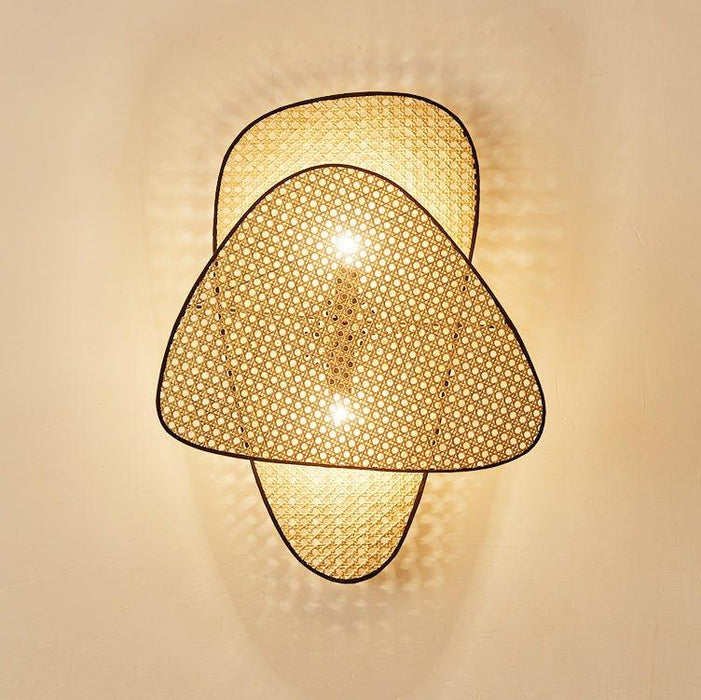 Anjuna Rattan Bamboo Wall Light.