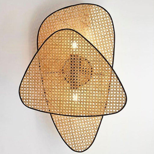 Anjuna Rattan Bamboo Wall Light.