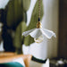 Anna Fluted Shade Brass Fitting Pendant Light - DWHOME