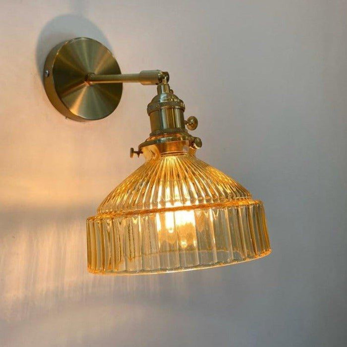 Antique Style Amber Wall Light - DWHOME