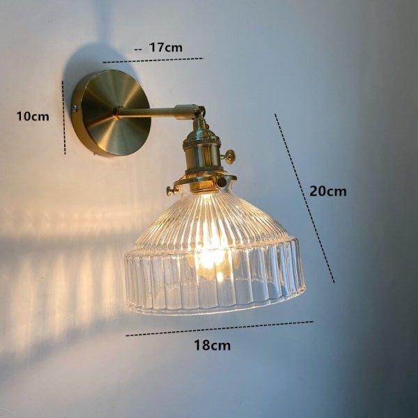 Antique Style Amber Wall Light - DWHOME