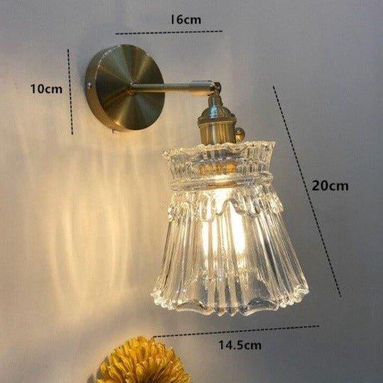 Antique Style Amber Wall Light - DWHOME