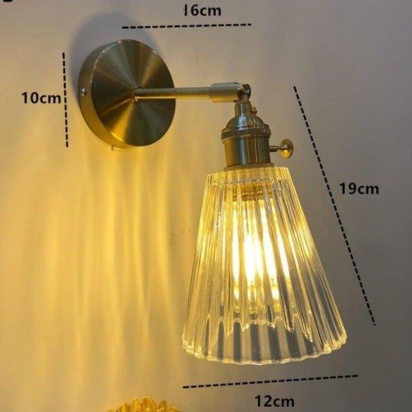 Antique Style Amber Wall Light - DWHOME