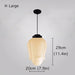 Art Deco Milk Glass Pendant Light - DWHOME