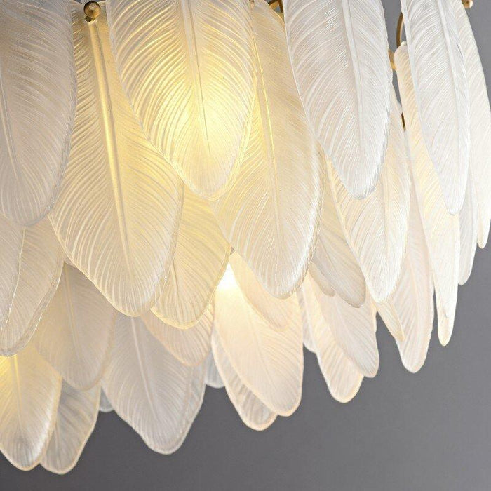 Art Deco Style Goose Feather Chandelier - DWHOME