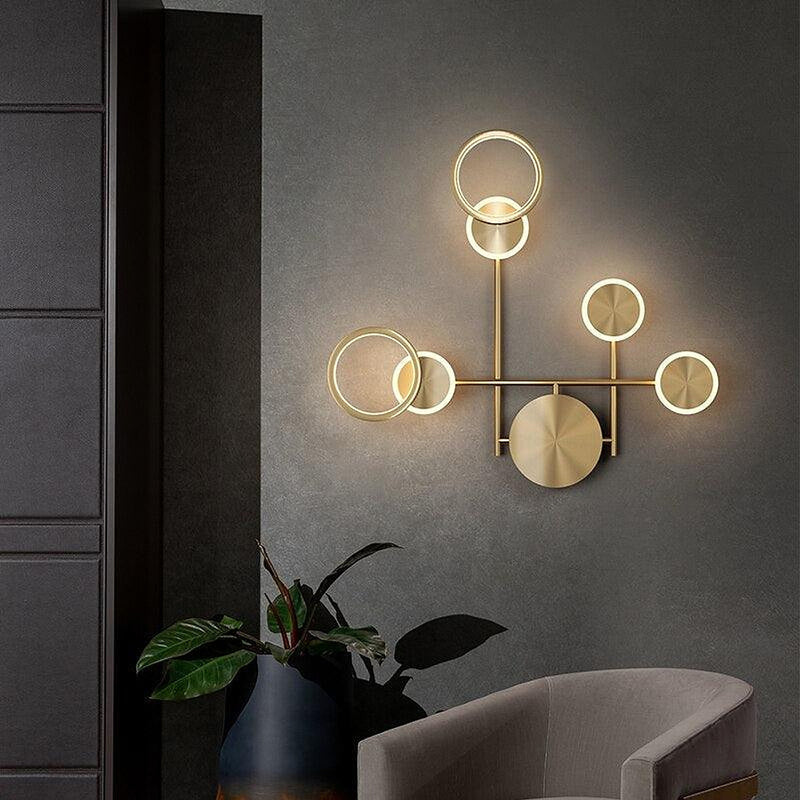 Lampe en cuivre Artpad-DWHOME
