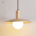 Ashwood Wooden Scandi Japandi Pendant Light.