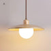 Ashwood Wooden Scandi Japandi Pendant Light.