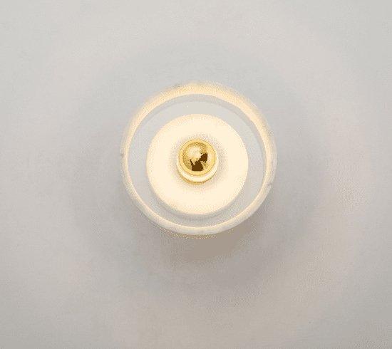 ÁSLAUG Marble Ring Wall Lamp.